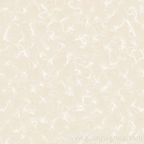 Simple Pattern Ivory White Polished Porcelain Tile